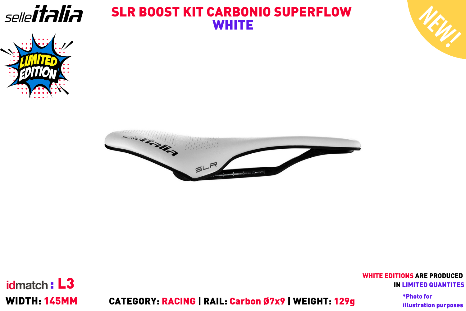 SLR Boost Kit Carbonio Superflow - White - S3 | Hup Leong Company